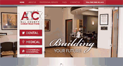 Desktop Screenshot of allcountyconstruction.com