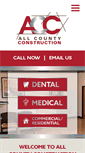 Mobile Screenshot of allcountyconstruction.com